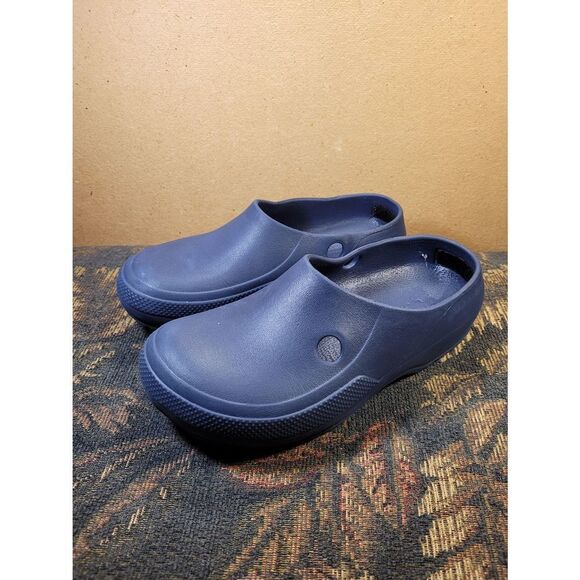CROCS Unisex Navy Slip-on Shoes- Size M5/W7 - Picture 2 of 9